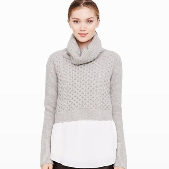 Club Monaco turtleneck crop sweater - Picture 2 of 7